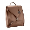 Sac à dos cuir uni lisse Sacs à dos