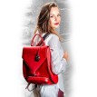 Sac à Dos Cuir Lisse et Croco - Bi-matière Sophistiquée Accueil