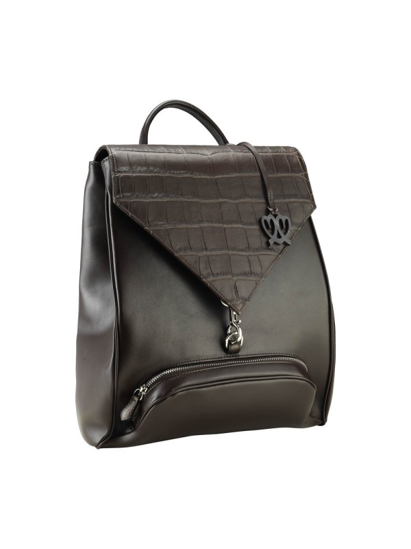 Sac à dos cuir lisse et croco Sacs à dos