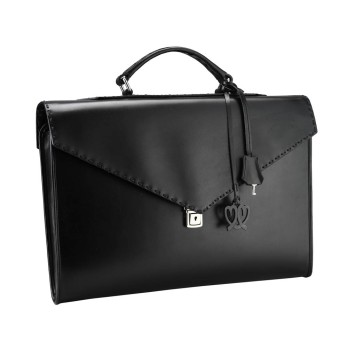 Porte-Documents C2 Cuir Lisse Noir Portes documents