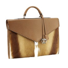 Porte-Documents C2 Cuir Antilope - Matière Africaine Rare Accueil