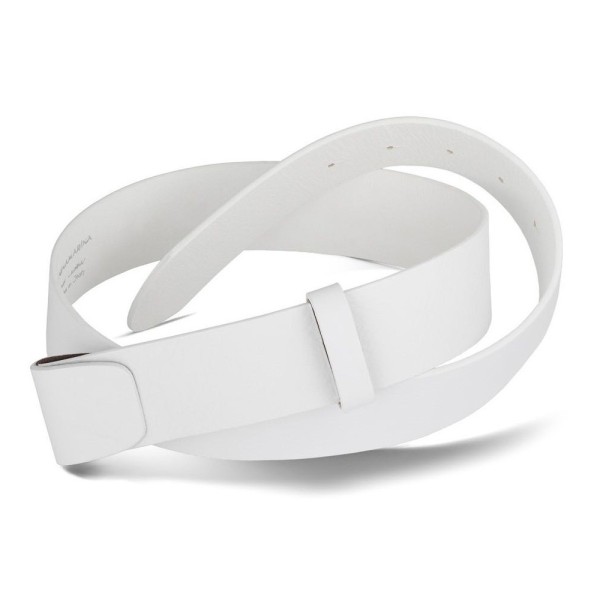 Ceinture en Cuir Lisse Premium Accueil