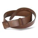 Ceinture en Cuir Lisse Premium Accueil