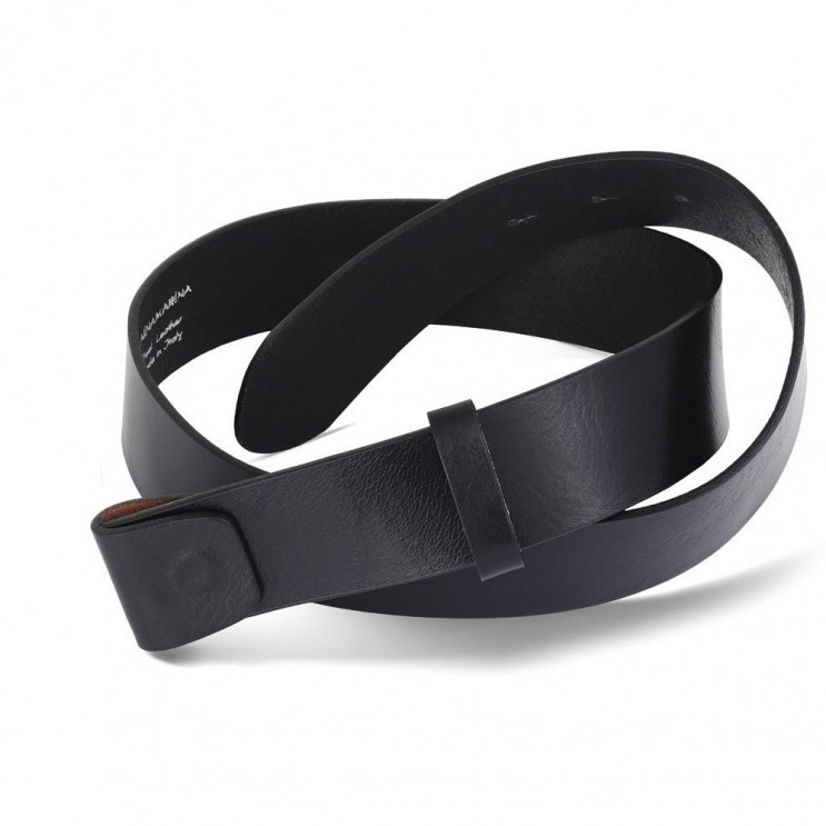 Ceinture Ninamarina en cuir lisse rouge