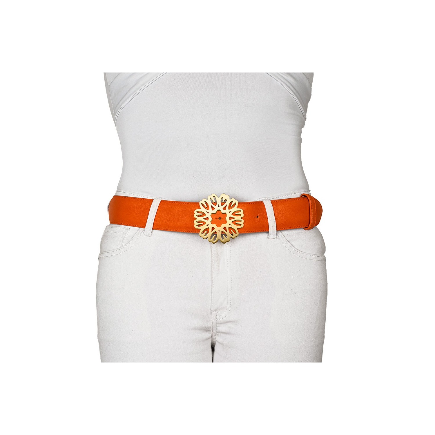 Ceinture en cuir bombé Ceintures