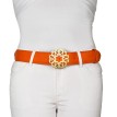 Ceinture en cuir bombé Ceintures