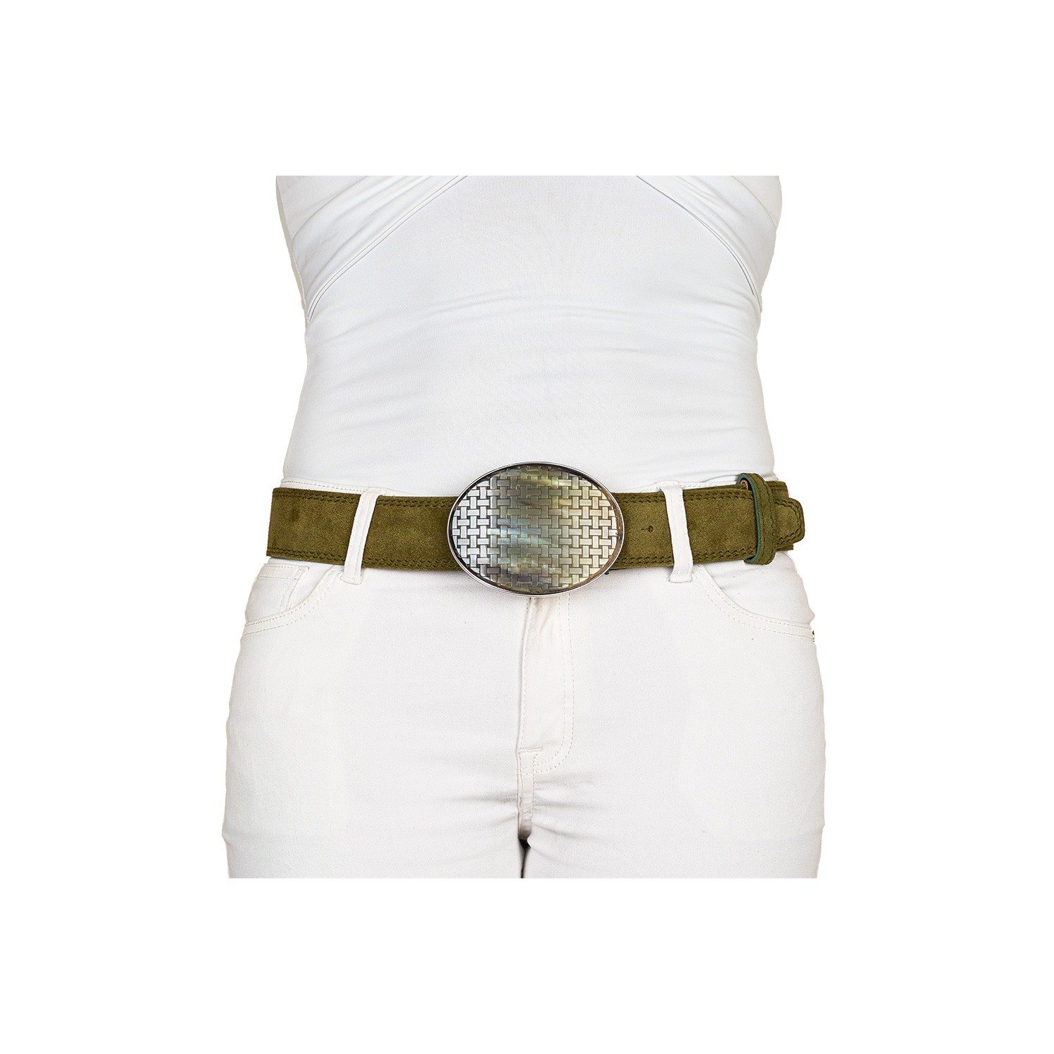 Ceinture en Daim Interchangeable Accueil