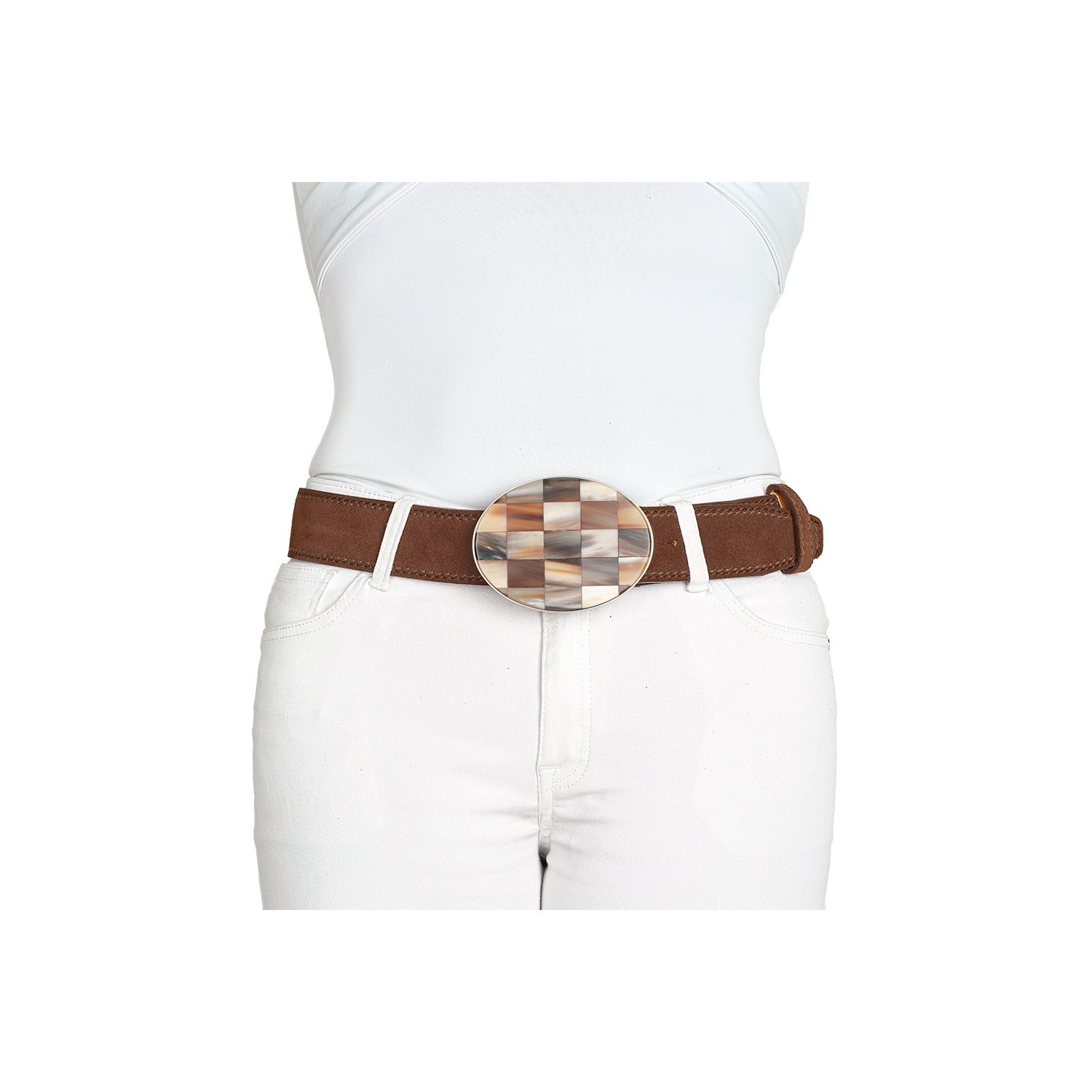 Ceinture en Daim Interchangeable Accueil