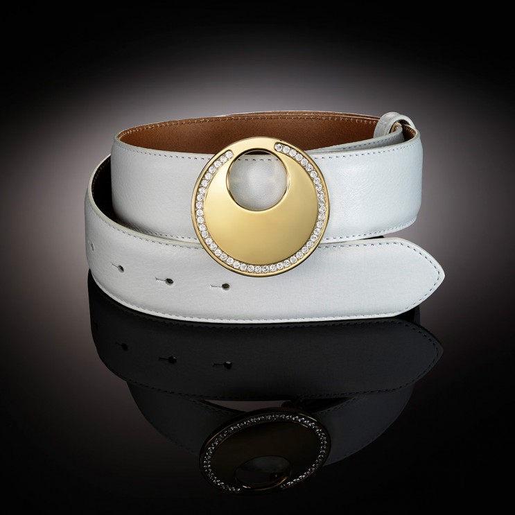 Ceinture en cuir bombée Ceintures Ceinture en cuir bombée Ceintures