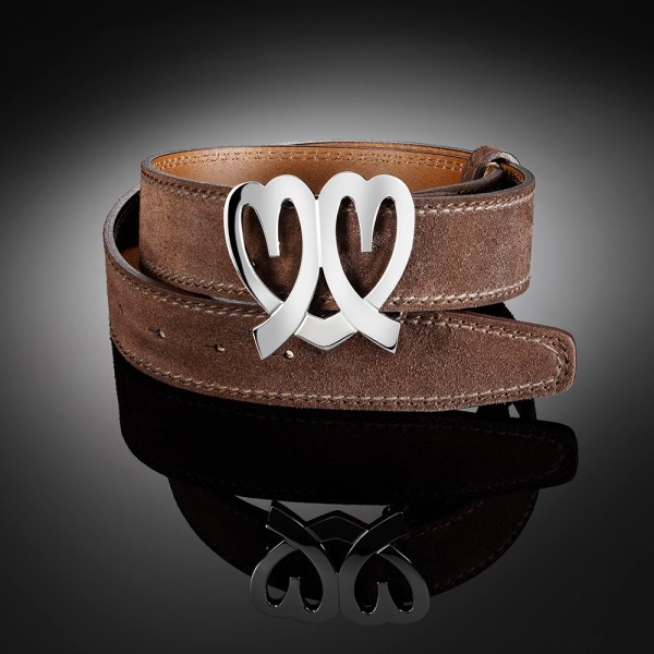 Boucle de Ceinture Coeurs Ninamarina - 4 Finitions Métalliques - Made in Italy Boucles de ceintures