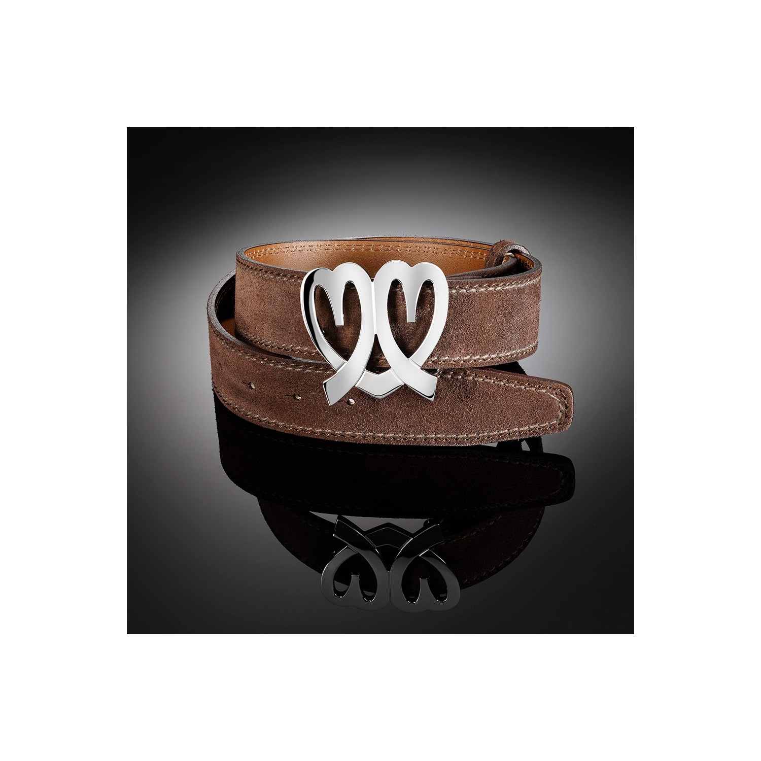 Boucle de Ceinture Coeurs Ninamarina - 4 Finitions Métalliques - Made in Italy Boucles de ceintures