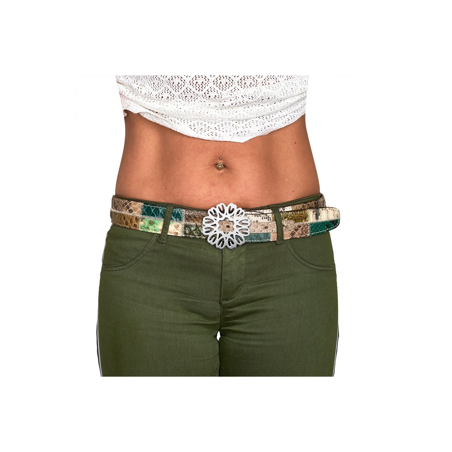 Boucle de Ceinture Multicoeurs - Design Romantique Boucles de ceintures