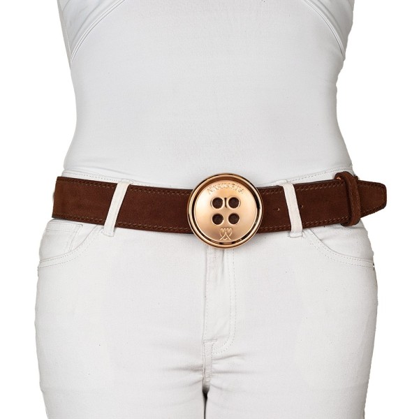 Boucle de Ceinture Bouton Géant - Arc-en-Ciel & Métaux Précieux Boucles de ceintures