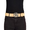 Boucle de Ceinture Spirale Swarovski - 122 Cristaux - Artisanat Italien Boucles de ceintures