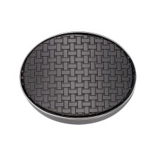 Boucle de Ceinture en Corne Structurée Ovale 40mm Boucles de ceintures