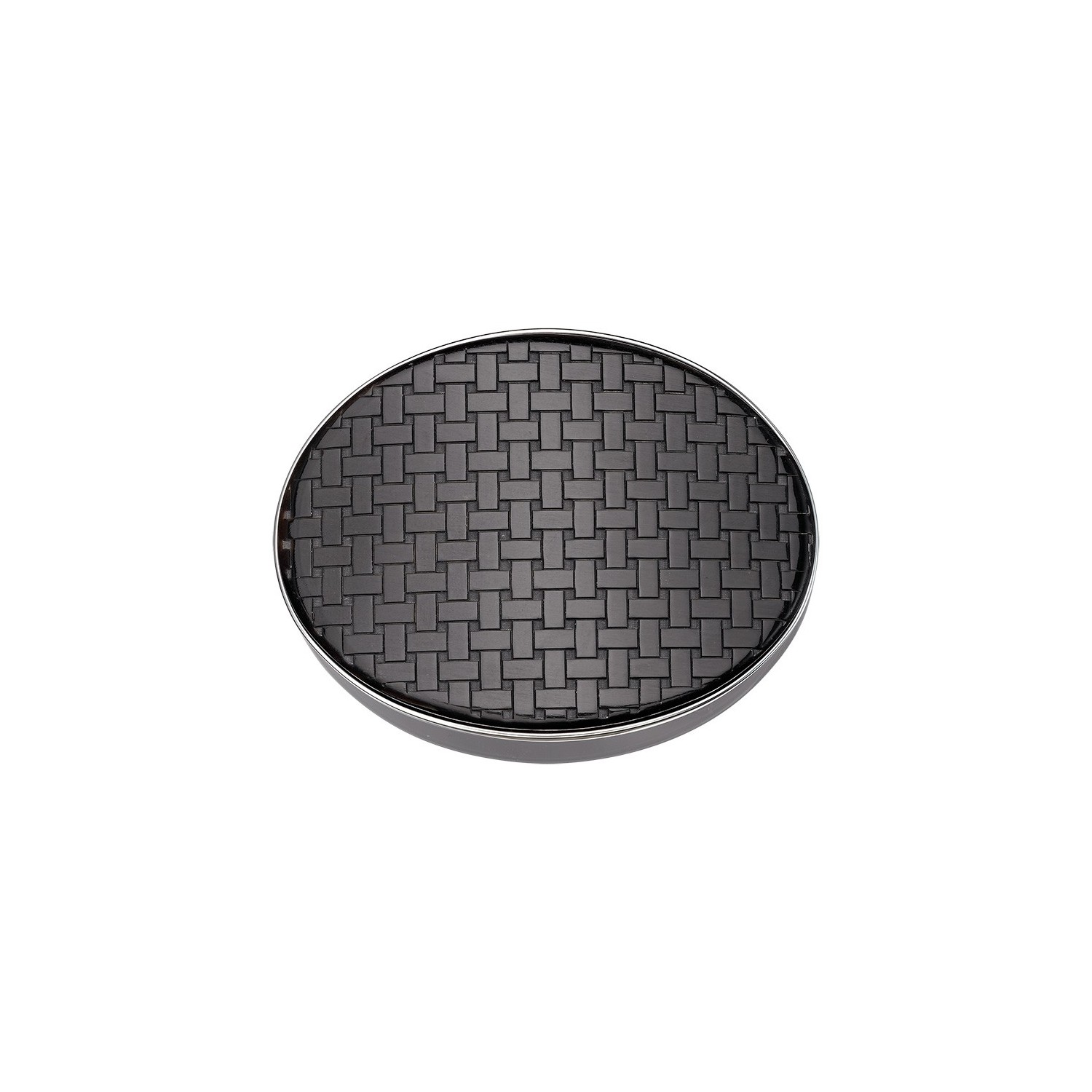 Boucle de Ceinture en Corne Structurée Ovale 40mm Accueil
