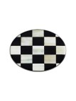 Boucle de ceinture en corne Damier bi-color Boucles de ceintures