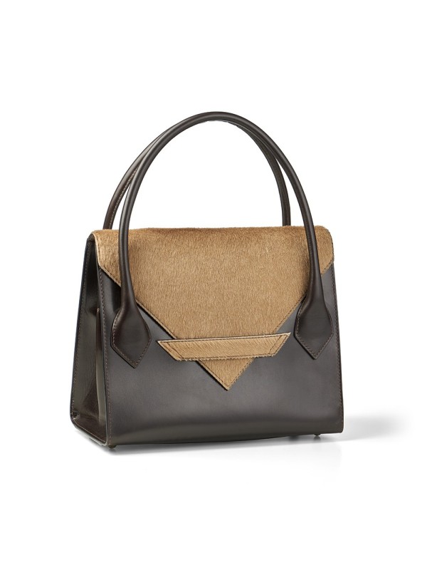 Sac à main C4 - Cuir et poulain Sacs C4