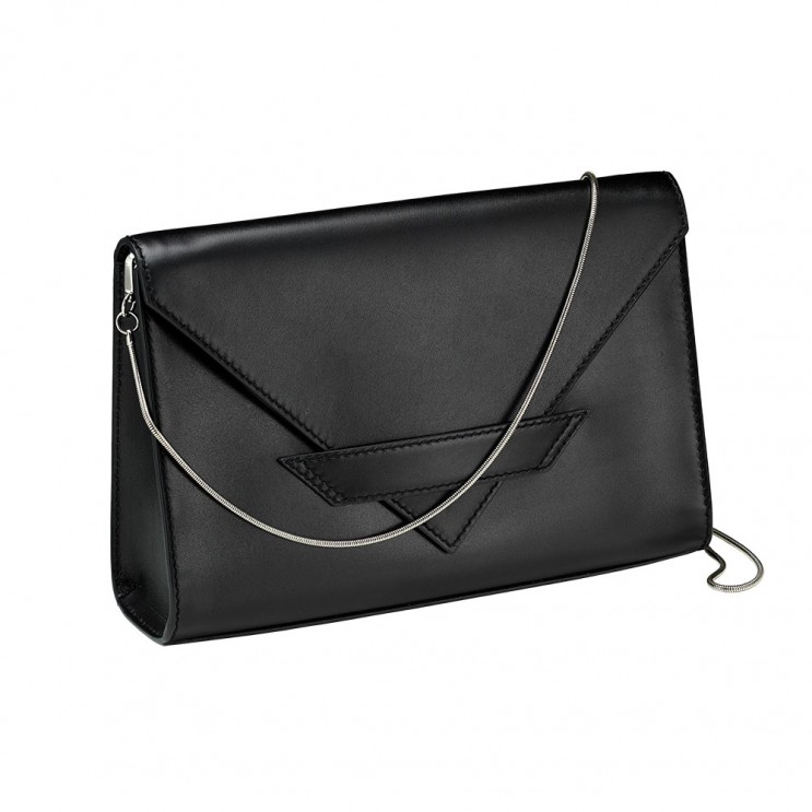 Pochette Enveloppe C6 en cuir uni