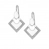 Boucles d'oreilles Lune Carrée GM Boucles d'oreilles