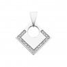 Pendentif Lune Carée GM Pendentifs