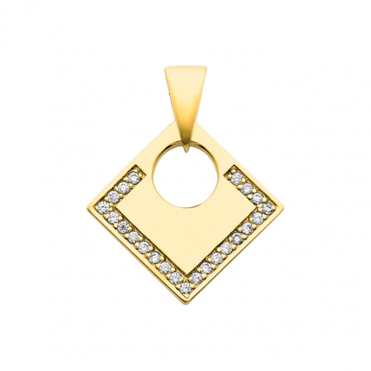 Pendentif Lune Carée GM
