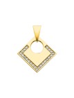 Pendentif Lune Carée GM Pendentifs