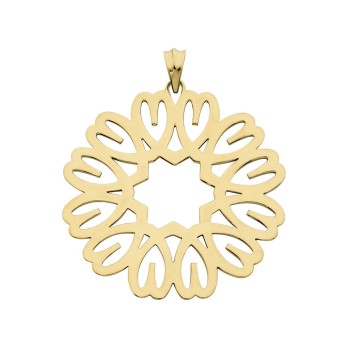 Pendentif Multicoeur GM Argent 925 Or Blanc/Jaune Genève Pendentifs