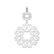 Pendentif Multicoeur Double Argent 925 Or Blanc/Jaune Genève Pendentifs