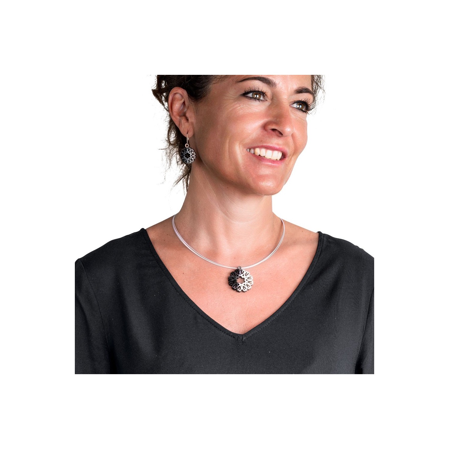 Câbles Inox Ninamarina 40-42cm Multi-Coloris - Colliers s Accueil