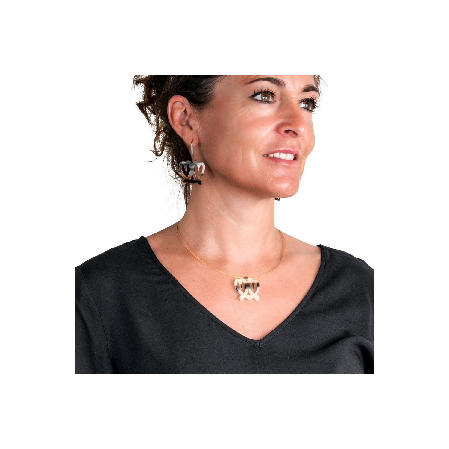 Câbles Inox Ninamarina 40-42cm Multi-Coloris - Colliers s Accueil