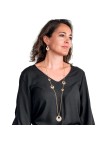 Boucles d'oreilles Lune Ronde GM Boucles d'oreilles