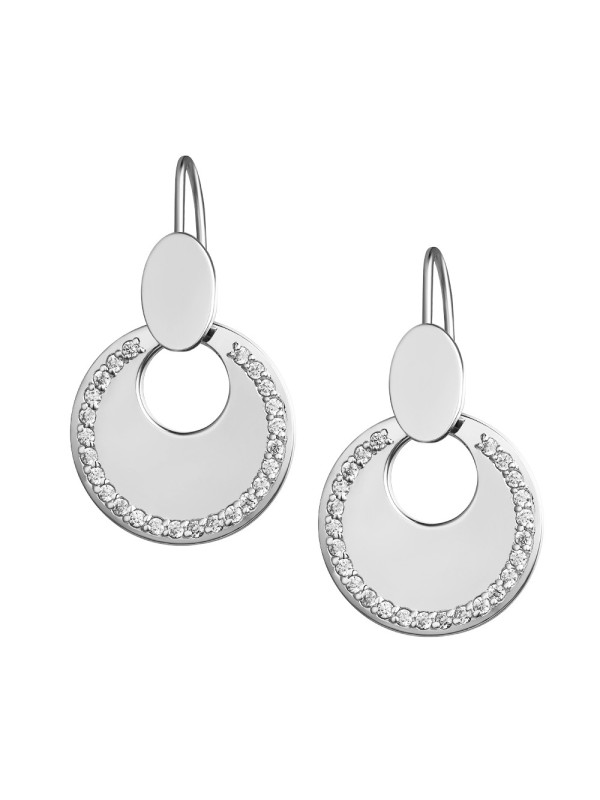 Boucles d'oreilles Lune Ronde GM Boucles d'oreilles