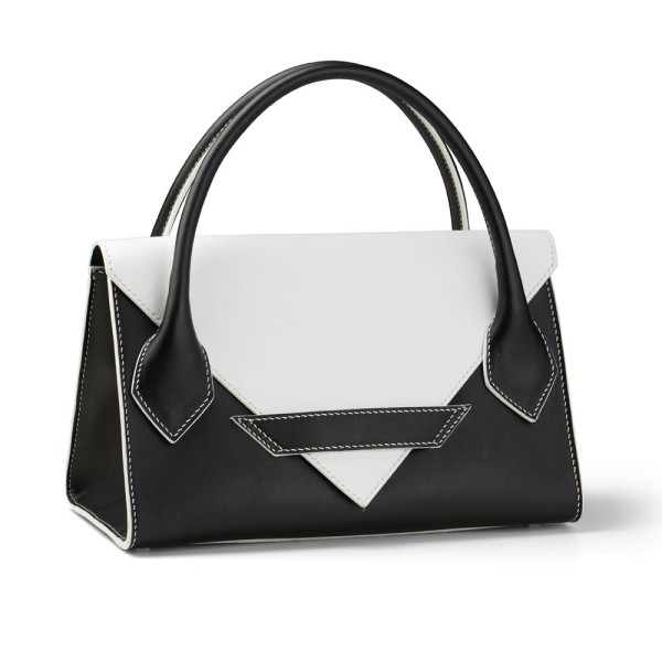 Sac à Main Enveloppe C5 Cuir "Black & White" Sacs C5