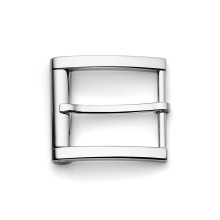 Boucle de Ceinture Virgule à Ardillon Métal Blanc 35-40mm Boucles de ceintures