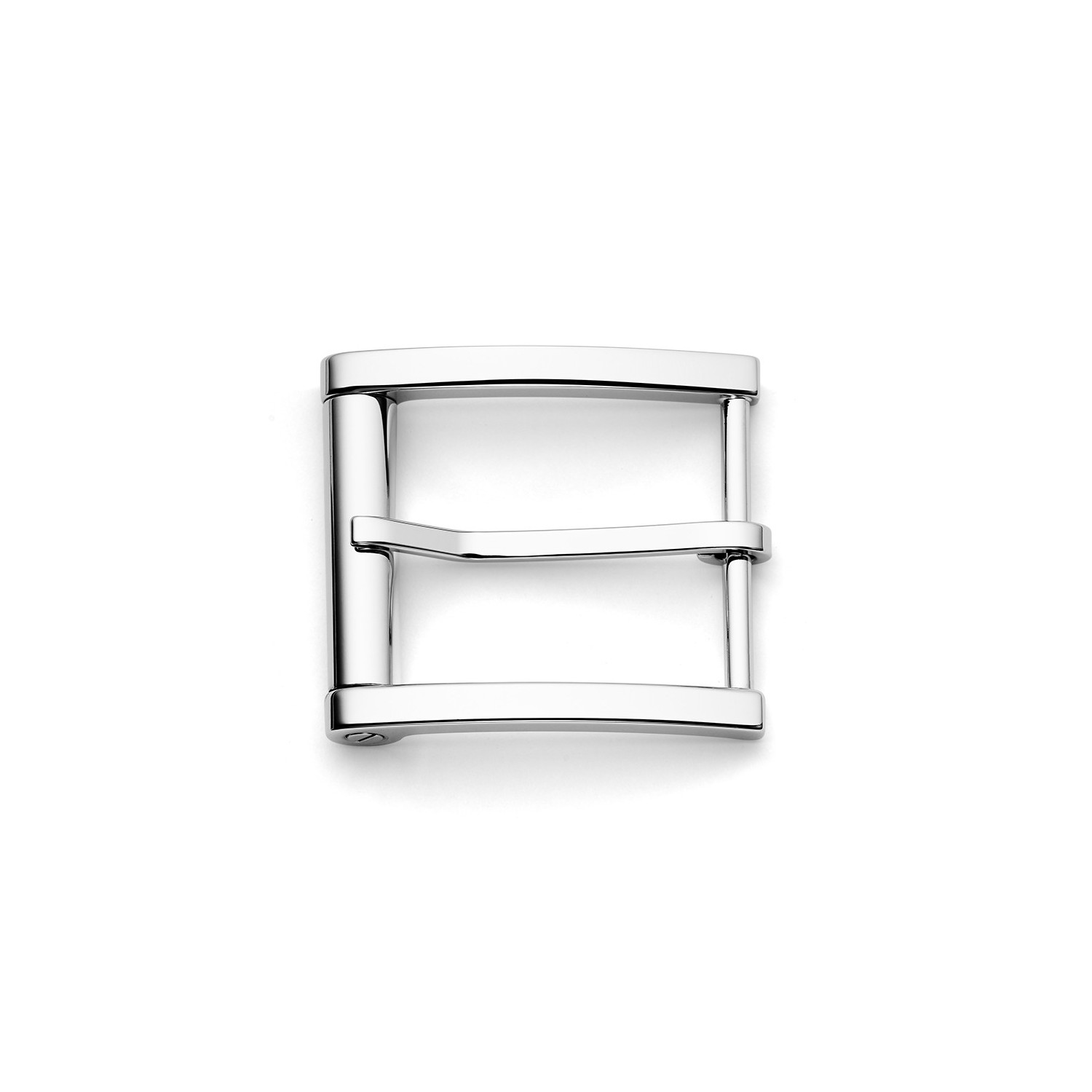 Boucle de Ceinture Virgule à Ardillon Métal Blanc 35-40mm Boucles de ceintures