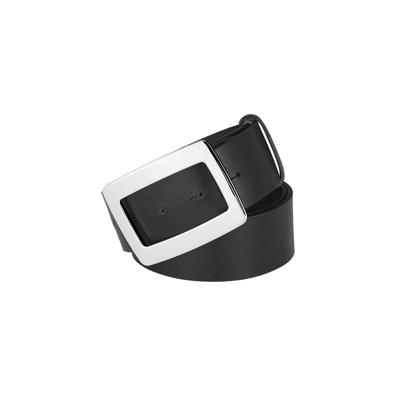 Boucle de Ceinture Écran Rectangle Métal Blanc 40mm Accueil