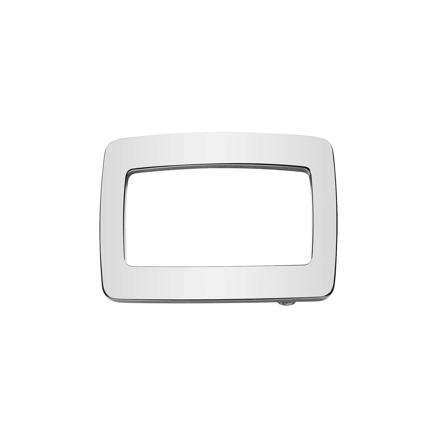 Boucle de Ceinture Écran Rectangle Métal Blanc 40mm Accueil