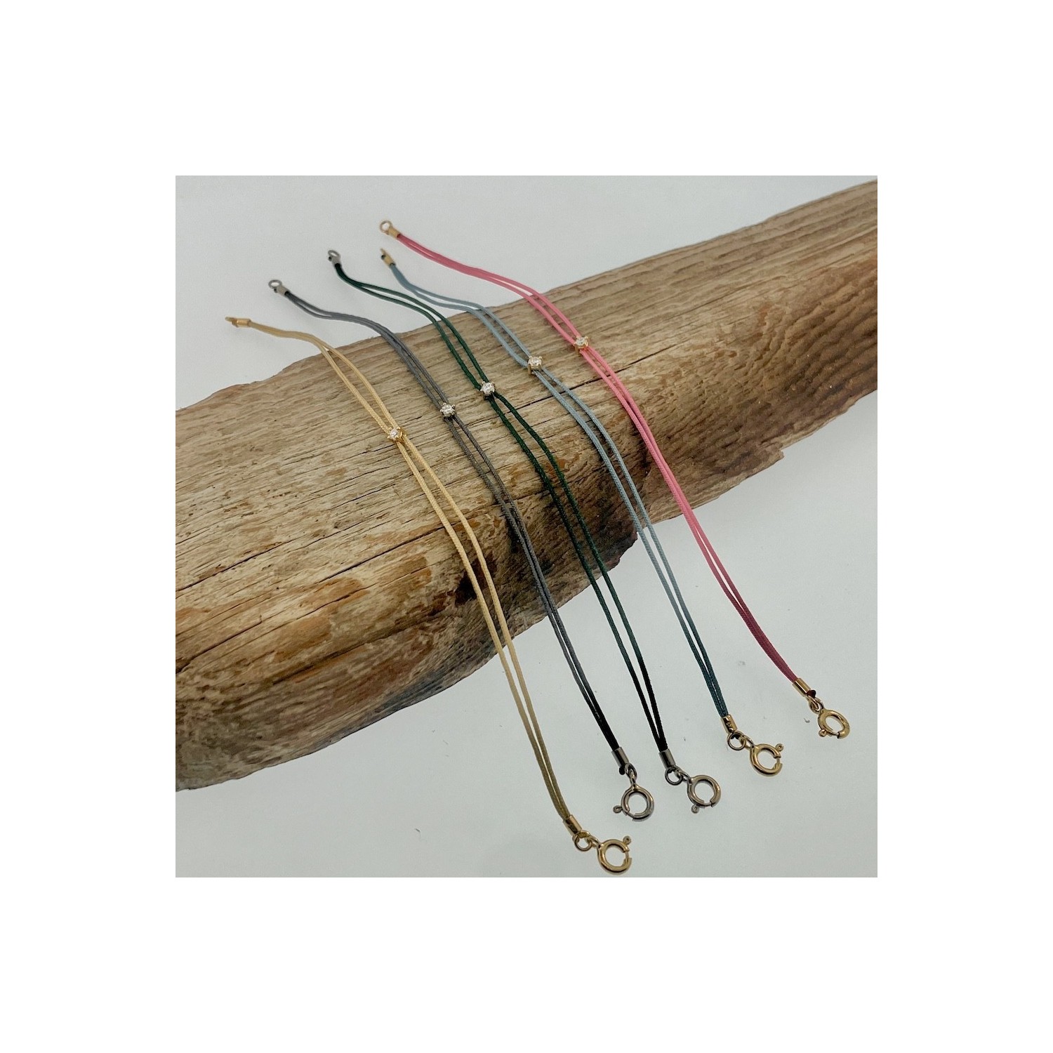 Bracelet Diamant Les Mini's - Or 18 Carats - Création Genevoise Ninamarina Bijoux