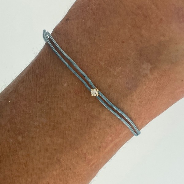 Bracelet Diamant Les Mini's - Or 18 Carats - Création Genevoise Ninamarina Bijoux