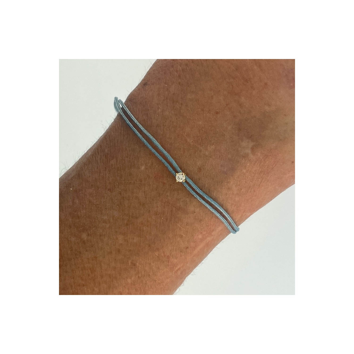 Bracelet Diamant Les Mini's - Or 18 Carats - Création Genevoise Ninamarina Bijoux