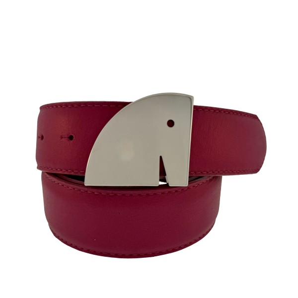 Boucle de Ceinture Tête de Cheval Laiton Palladium 32-40mm Ninamarina Boucles de ceintures