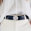 Boucle de Ceinture TPG Travaux Publics Genève Laiton Palladium 38-40mm Boucles de ceintures