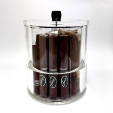 Humidor à Cigare Magnus Verre Borosilicate Soufflé 180x200mm Humidor à cigare