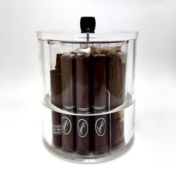 Humidor à Cigare Magnus Verre Borosilicate Soufflé 180x200mm Humidor à cigare