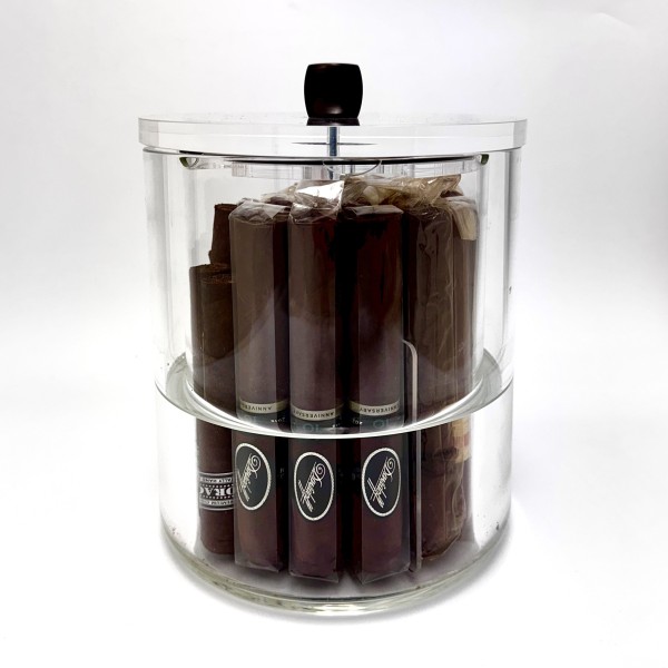 Humidor à Cigare Magnus Verre Borosilicate Soufflé Humidor