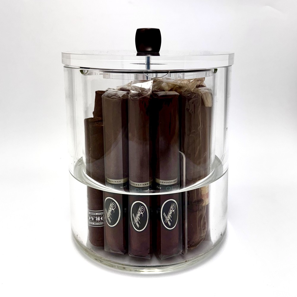 Humidor à Cigare Magnus Verre Borosilicate Soufflé Humidor