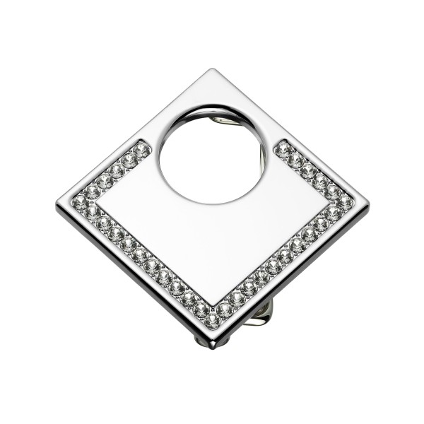 Lune carrée avec Swarovski Boucles de ceintures