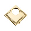 Boucle de Ceinture Lune Carrée - Cristaux Swarovski Boucles de ceintures