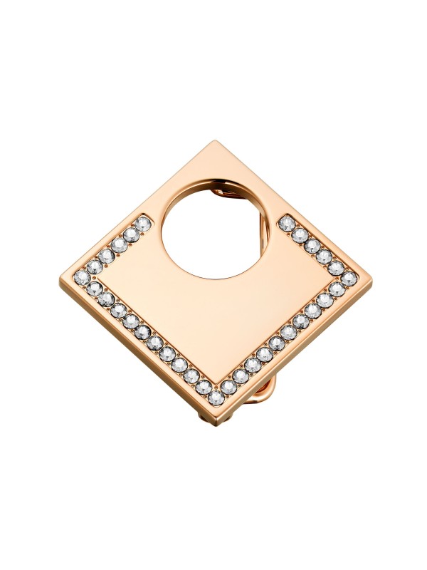 Lune carrée avec Swarovski Boucles de ceintures